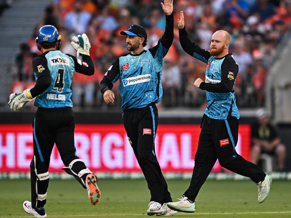 Boyce says he “loves bowling with Popey” – aka Lloyd Pope. Picture: Daniel Carson/Getty Images