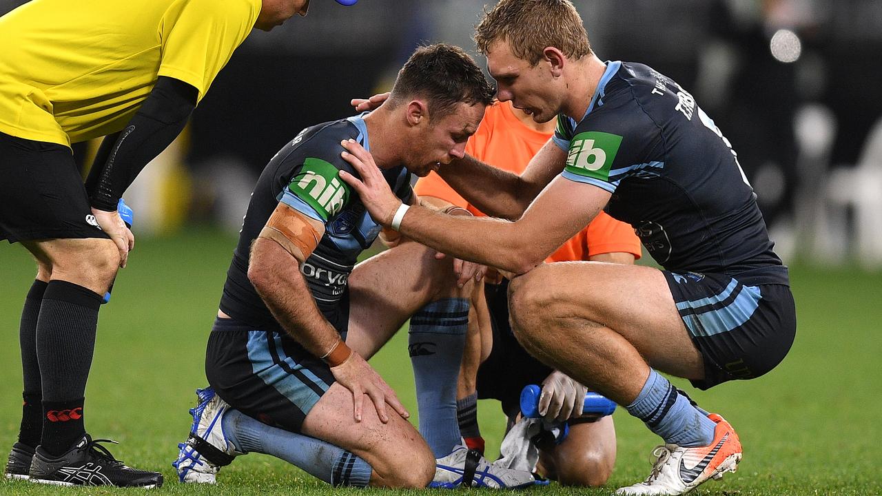 James Maloney was not the only player who was hit off the ball in Origin II.