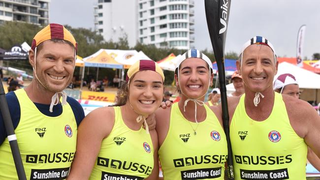 The Bulli and Maroochydore father and daughter teams.