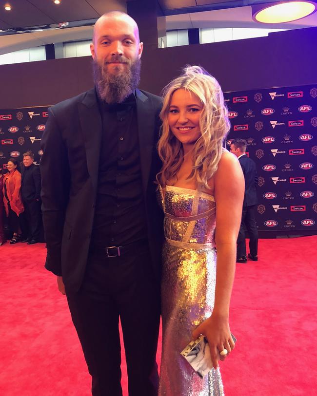 Max Gawn and Jessica Todd.