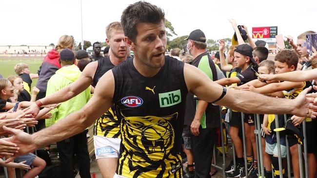 Richmond captain Trent Cotchin is a Tigers fan favourite after three flags in four years.