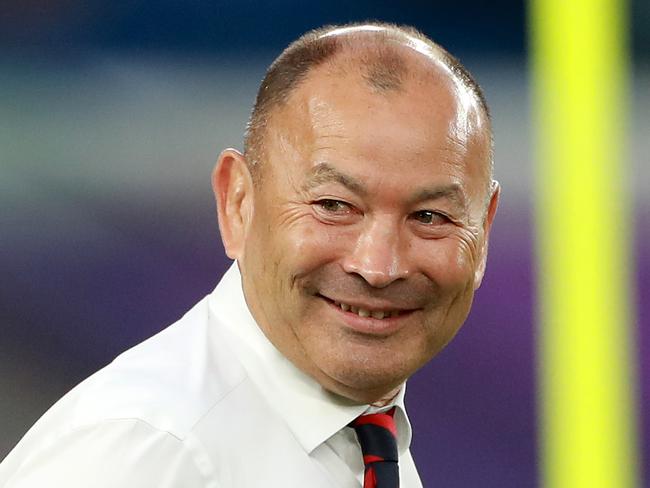 YOKOHAMA, JAPAN - OCTOBER 26: The England head coach Eddie Jones, looks on during the Rugby World Cup 2019 Semi-Final match between England and New Zealand at International Stadium Yokohama on October 26, 2019 in Yokohama, Kanagawa, Japan. (Photo by David Rogers/Getty Images)