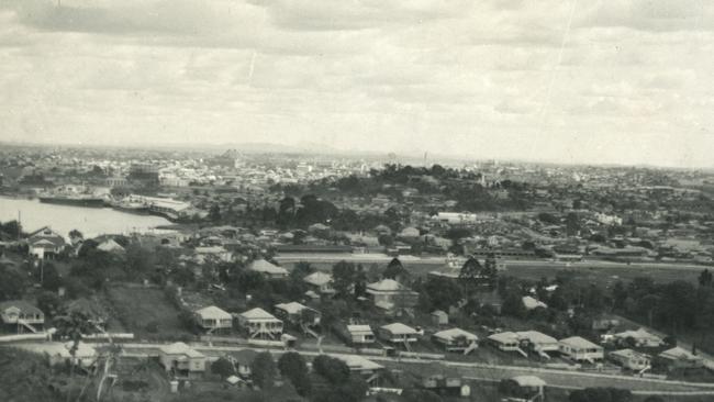 View of Hamilton towards the City from Bartleys Hill in 1930. Picture: Brisbane City Council