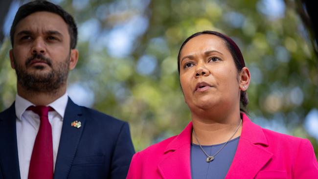 Opposition leader Selena Uibo also said Mr Charls’s comments showed he was “unfit to serve”. Picture: Pema Tamang Pakhrin