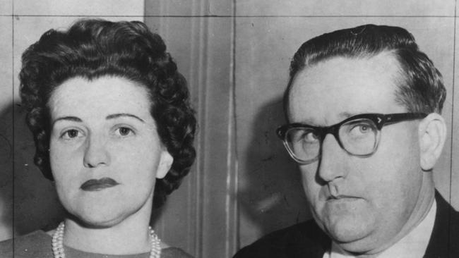 Graeme Thorne's parents Basil and Freda. Photo News Ltd