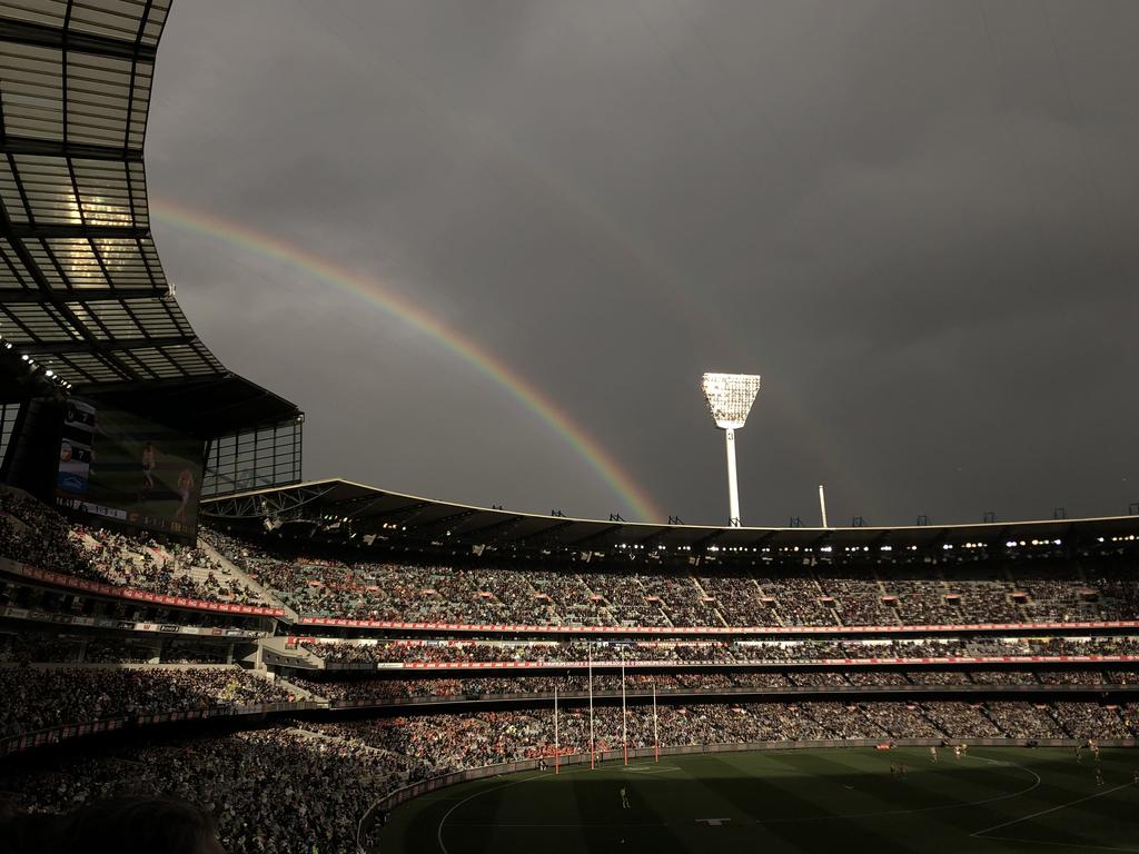 A sight for sore eyes for many Melburnians. Picture: Josephine Cafagna