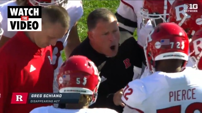 Baffling video of Greg Schiano disppearing illusion