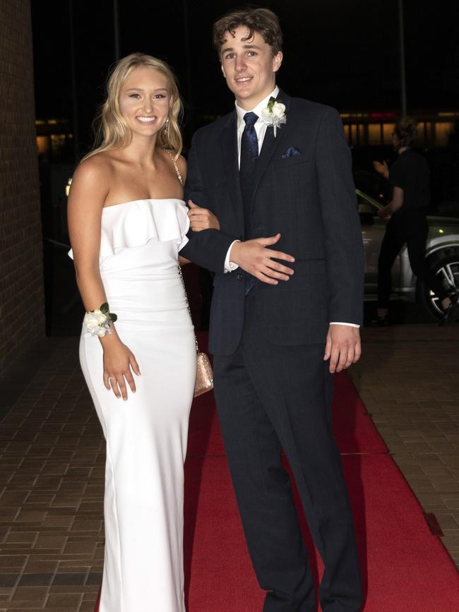 Toowoomba Grammar School senior formal held at Rumours. Ella White and Liam Matherson
