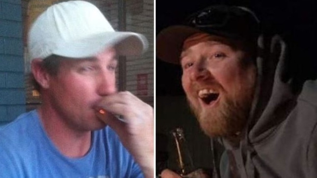Bobby Kelsall (left) and Stephen Lippis (right) were allegedly killed by Nathan Bernhard. Pictures: Facebook