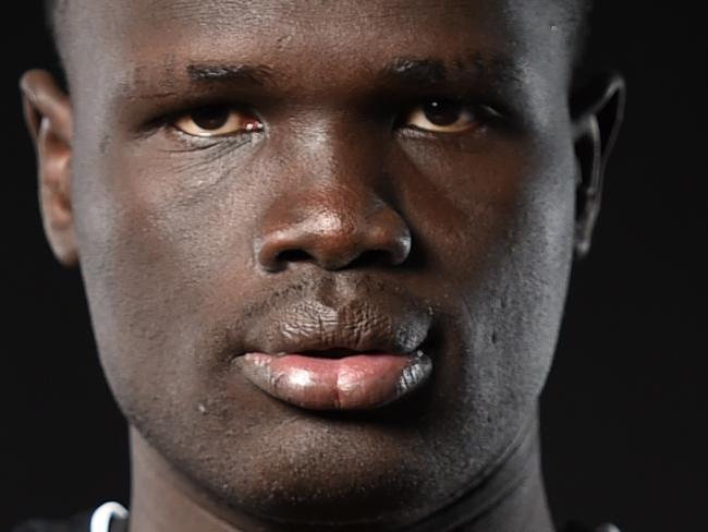 New Melbourne United player Sudanese/Australian Majok Majok. Picture: Jason Sammon Thursday 9th July 2015