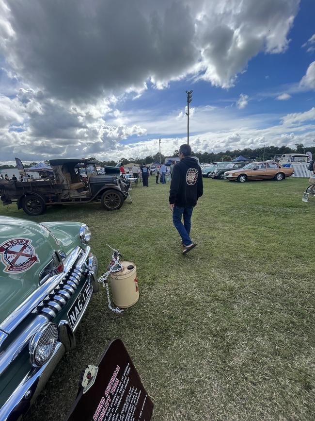 Classic cars at the Fraser Coast Show.