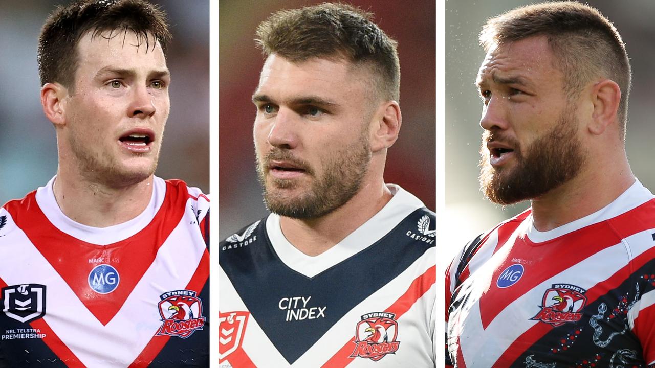 Luke Keary, Angus Crichton and Jared Waerea-Hargreaves.