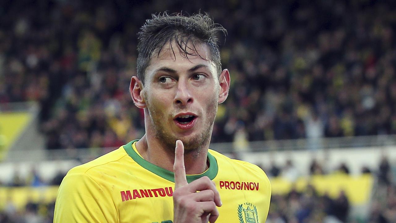 Emiliano Sala was aboard a small passenger plane that went missing. Picture: AP