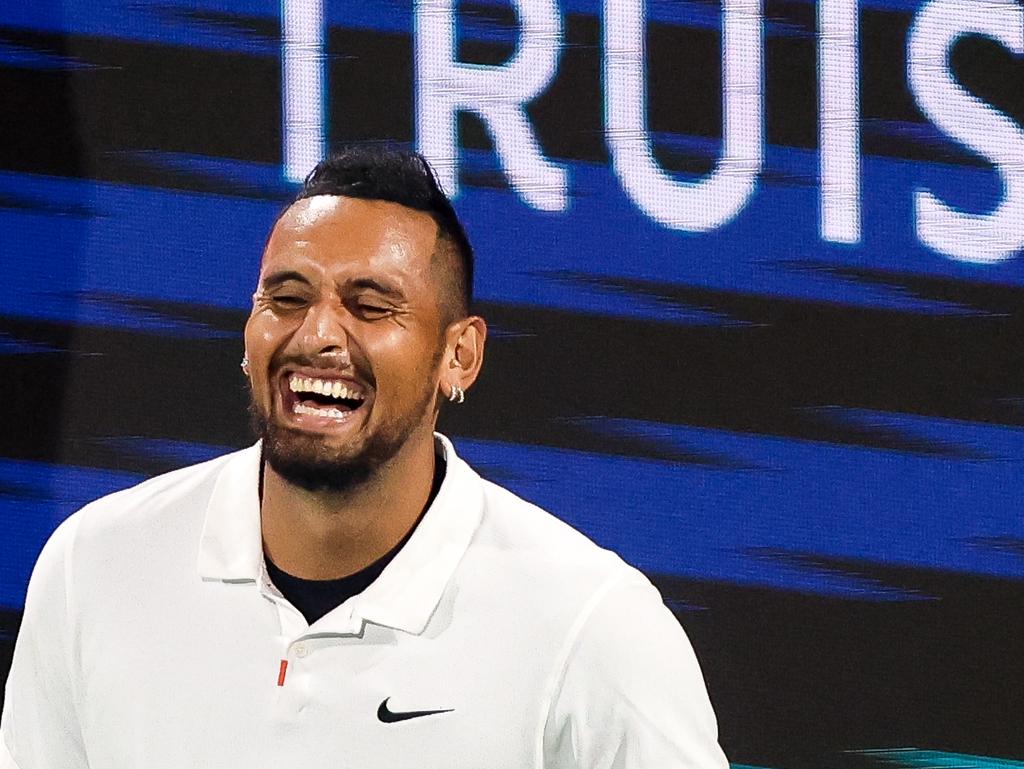 Nick Kyrgios isn’t regretting his decision to skip the Tokyo Olympics. (Photo by Casey Sykes/Getty Images)