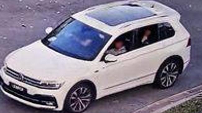 A stolen Volkswagen Tiguan linked to the same offender was dumped in Rochedale on Monday. Picture: Ormeau West Neighbourhood Watch