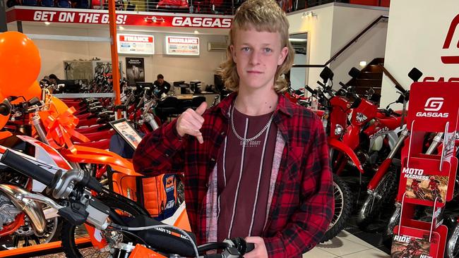 Lincoln Webber, Gympie Motorcycle Club. Photo: contributed.