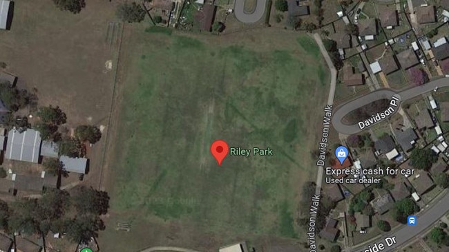 A man allegedly exposed himseld to two young girls at Riley Park.