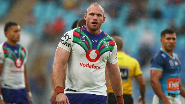 Matt Lodge has been hammered. Photo by Chris Hyde/Getty Images