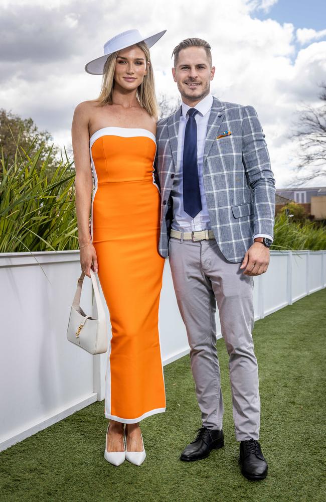 Amy Pejkovic and David Zaharakis. Picture: Jake Nowakowski