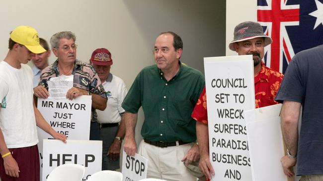 Gold Coast Council debated the future of the Transit Centre while Rob Borbidge worked to save it. Picture: David Clark