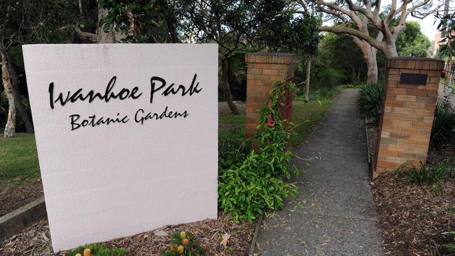 Entrances to Ivanhoe Park and its pathways would be upgraded and made safer. Picture: Supplied