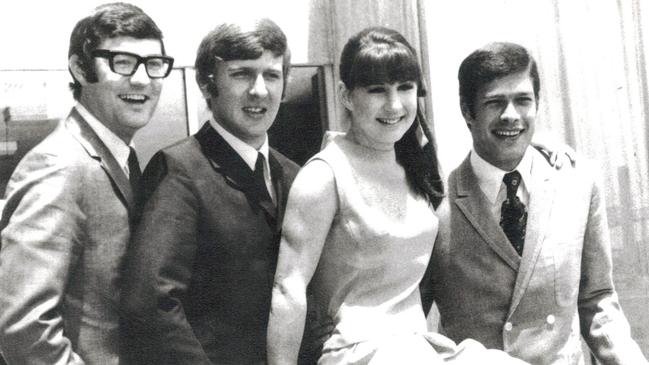 The Seekers in the 1960s – Athol Guy, Bruce Woodley, Judith Durham and Keith Potger.