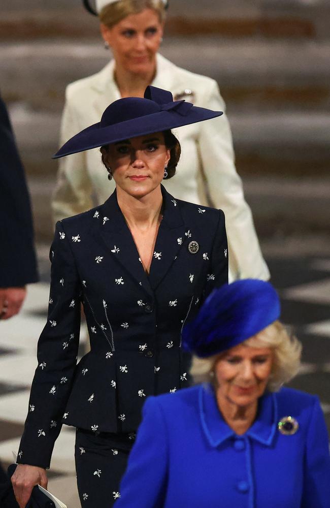 Camilla, Queen Consort, Catherine, Princess of Wales and Sophie, Duchess of Edinburgh attend the annual Commonwealth Day Service at Westminster Abbey. Picture: Getty Images