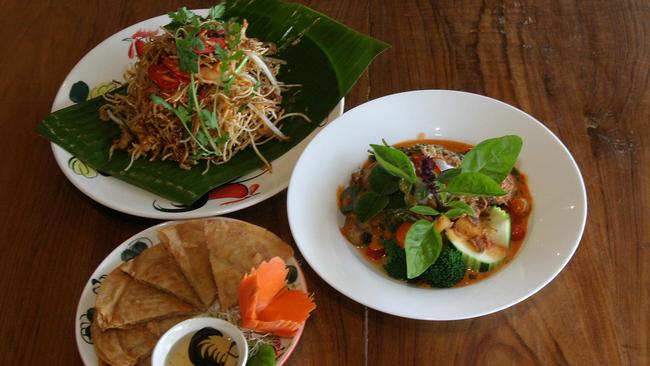 Fruity duck curry and tapas at Thai Mudgee. Photo: Supplied