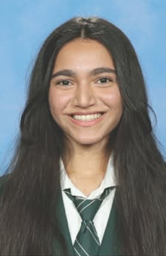 Noosa District State High School dux Trishali Lal. Photo: social media