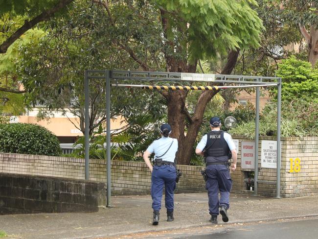 The Drummoyne raid was one of several coordinated searches. Picture: John Grainger