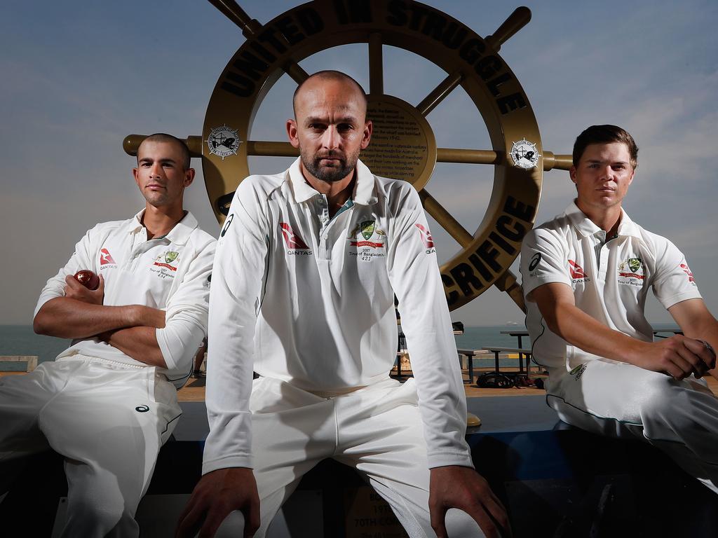 Nathan Lyon will be paired with Mitchell Swepson in Karachi. Picture: Michael Dodge/Getty Images