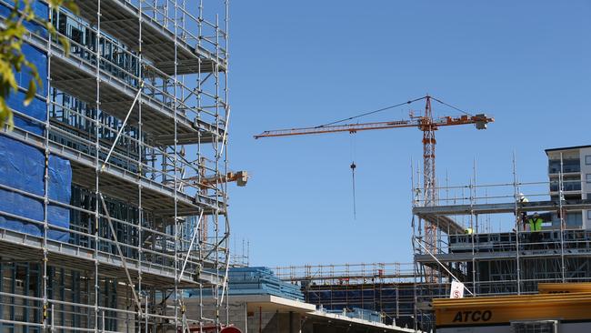 Construction work at West End. Picture: David Kelly