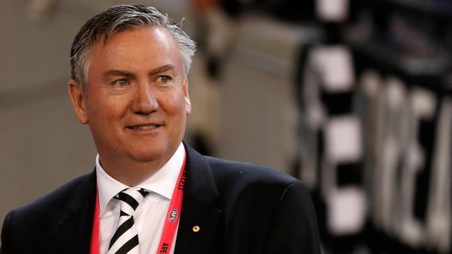 Eddie McGuire wasn’t happy with Neil’s intro of him.