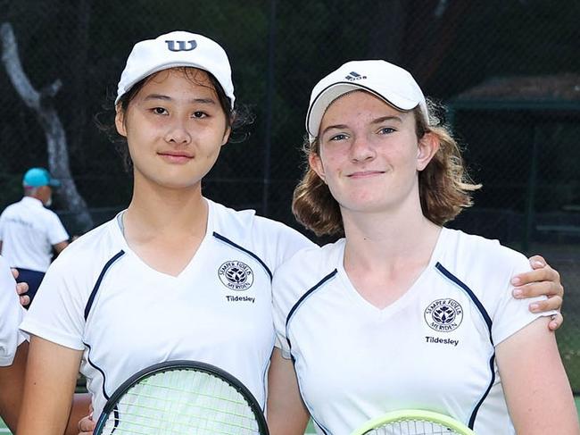 Doubles pairing Aimee Jin and Valentyna Rosa have taken the Claycourt Nationals by storm.