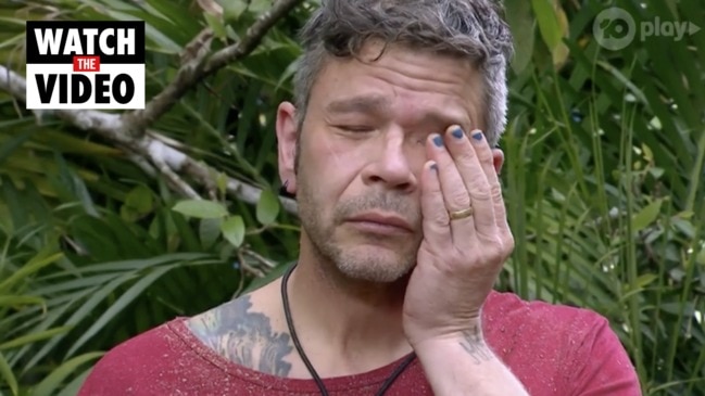 Dylan Lewis breaks down after snake challenge and remembers brother (I'm A Celeb)