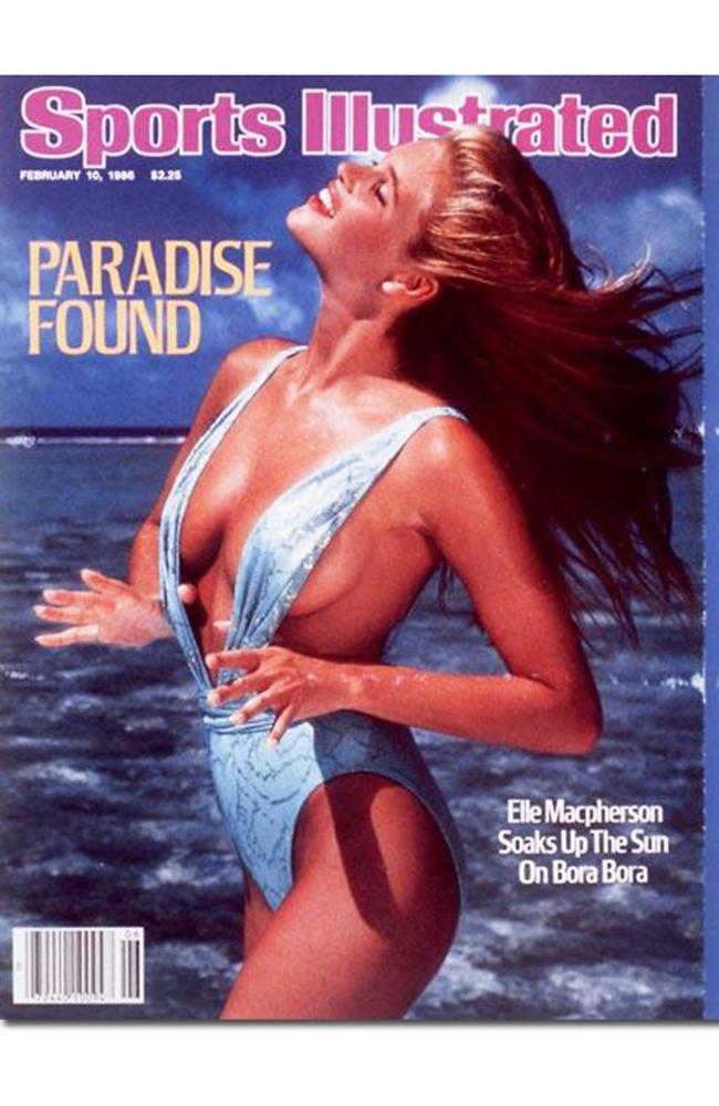 Elle appeared on the cover of the Sports Illustrated Swimsuit Issue a record five times during her career, starting with this one in 1986. Picture: Sports Illustrated
