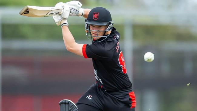 Jack Davies in action for Essendon. Picture: Arj Giese