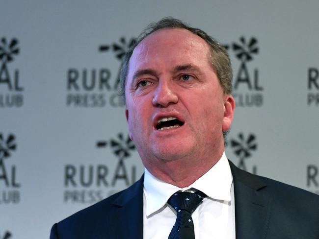 Deputy Prime Minister Barnaby Joyce somehow overlooked the fact that his father was born in New Zealand. Picture: AAP/Dan Peled