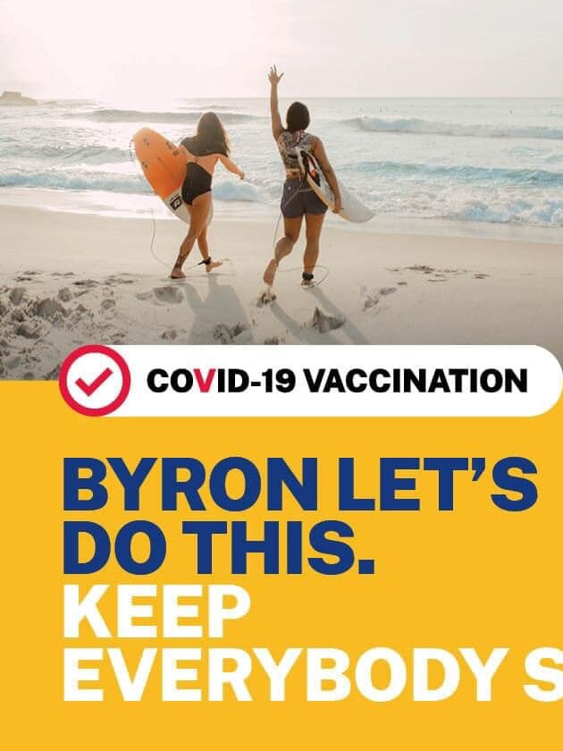 NSW Health is targeting Byron Bay to get vaccination levels up.