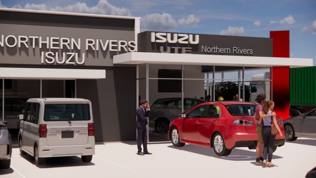 A development application has been lodged for a revamp of Northern Rivers Isuzu at South Lismore.