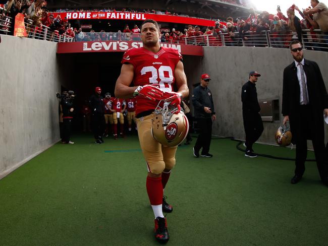 Jarryd Hayne is unsure of his future in San Francisco.
