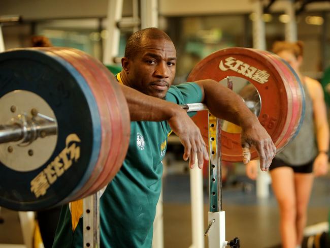 Russian weightlifting ban a boost for Aussie Simplice Ribouem.