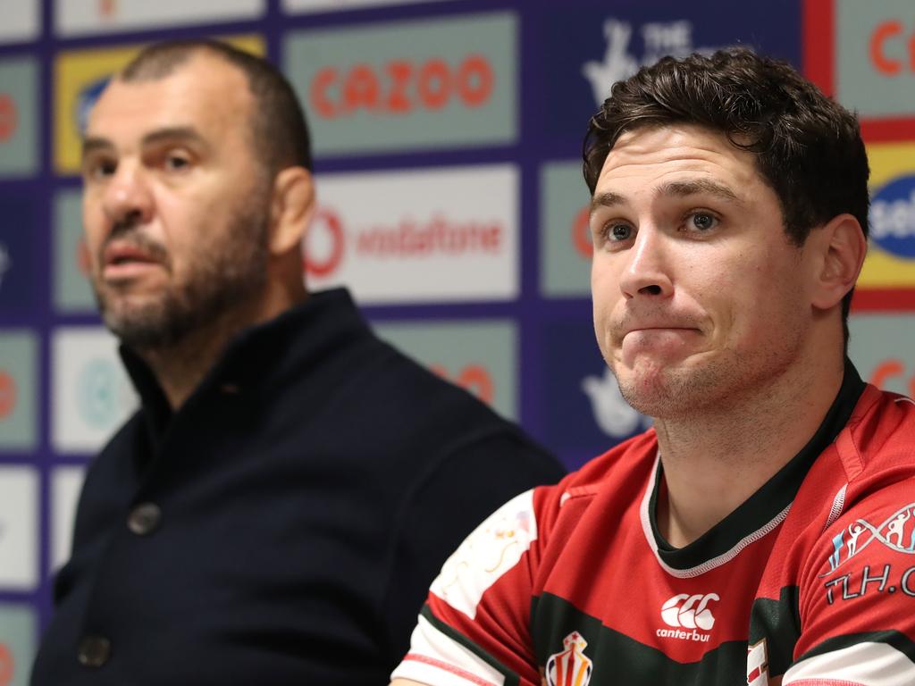 Michael Cheika and Mitch Moses have a good relationship from working together at the Cedars. Picture: Jan Kruger/Getty Images for RLWC