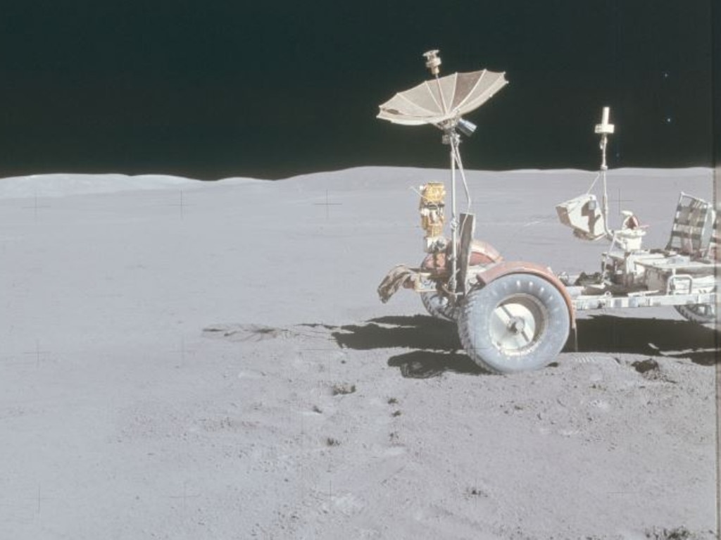 Pictures from NASA’s Apollo mission during Moon missions from 1969 to 1972. Picture: NASA/Flickr