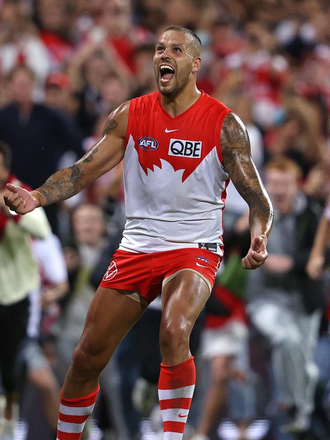 Buddy Franklin has 1000 goals. Photo by Phil Hillyard