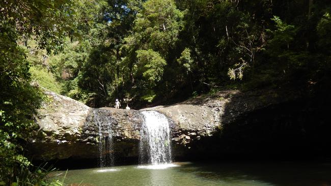 LIP Falls and swimming hole have been closed since 2017 but residents were still able to access the walking track until now. Beechmont. Bob Fairless