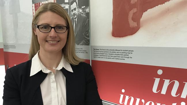 Physiotherapist Katie Bourke studied public policy to get a job to be involved in “the bigger picture”.