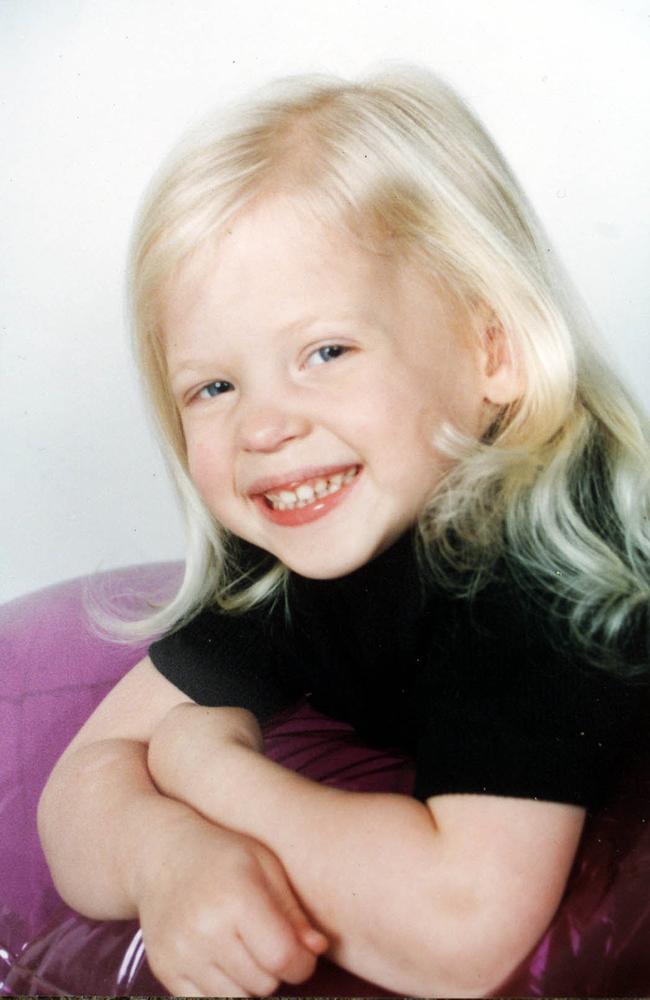 Courtney Morley-Clarke, 3, who was abducted from her home and killed by a 13-year-old boy.