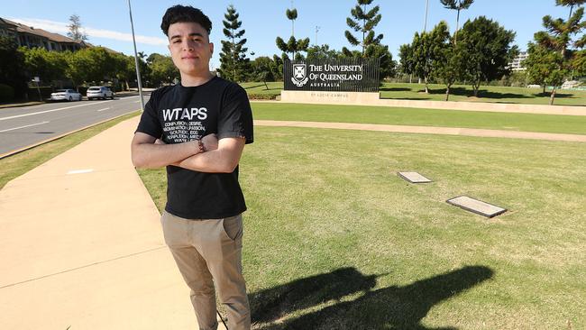 ‘I am the most significant protester against Chinese government influence at the university — that would be my rejoinder to them’: student activist Drew Pavlou. Picture: Lyndon Mechielsen