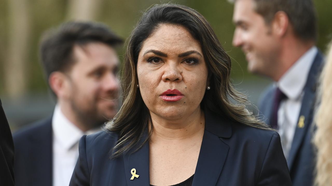 Coalition senator Jacinta Nampijinpa Price says any termination ‘past the (first) trimester’ is a late-term abortion. Picture: NewsWire / Martin Ollman